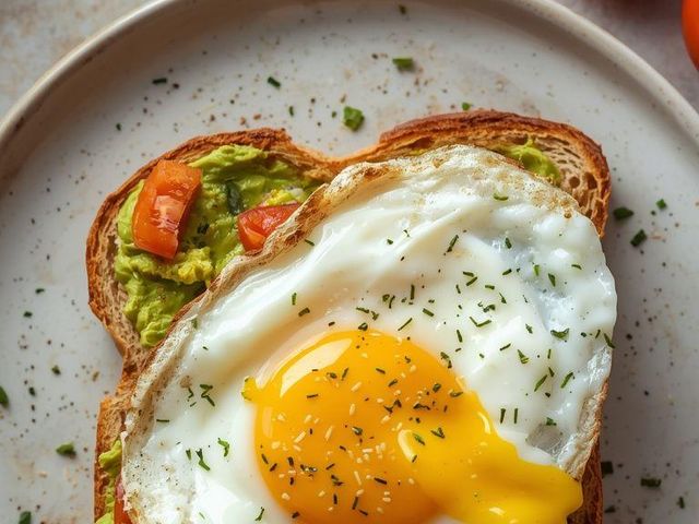 Avocado Toast with Fried Egg