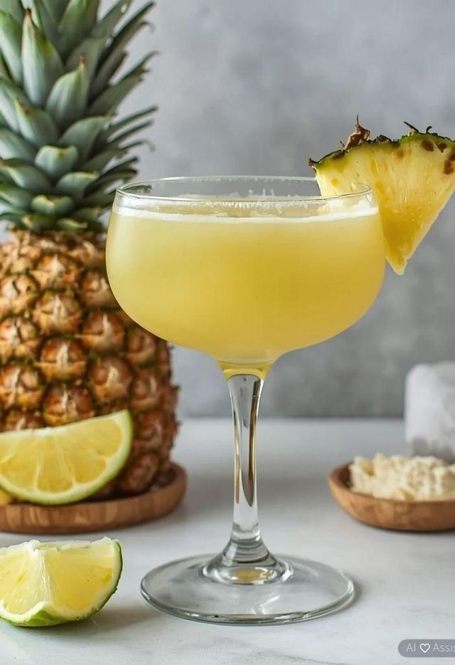 Ananas-Ingwer-Cocktail