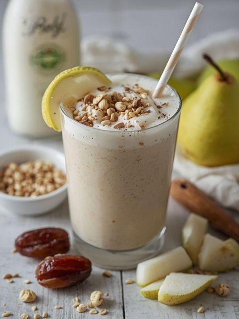 Date and pear milkshake