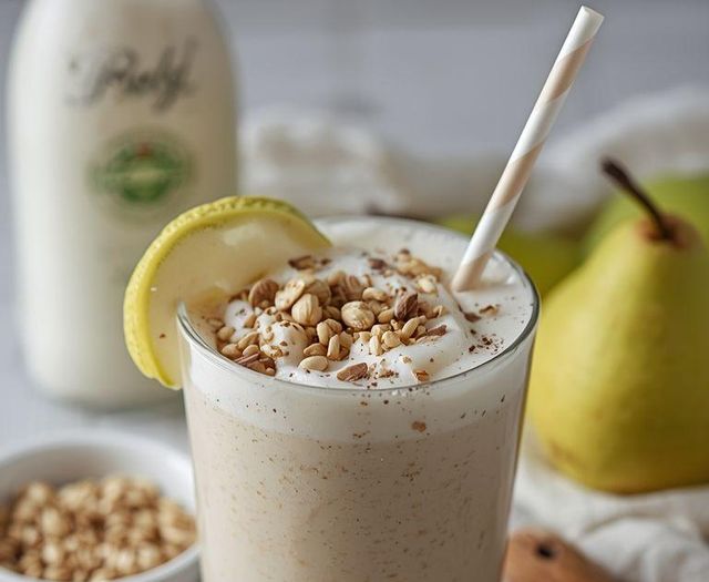 Date and pear milkshake