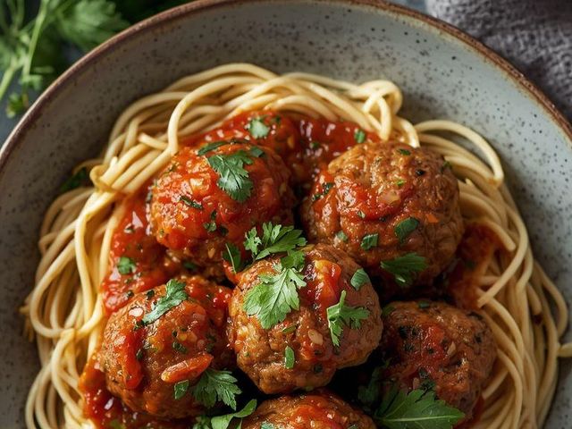Krupnik with Meatballs