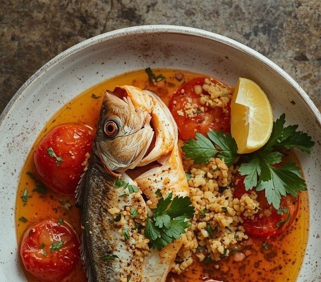 Fish Greek-style