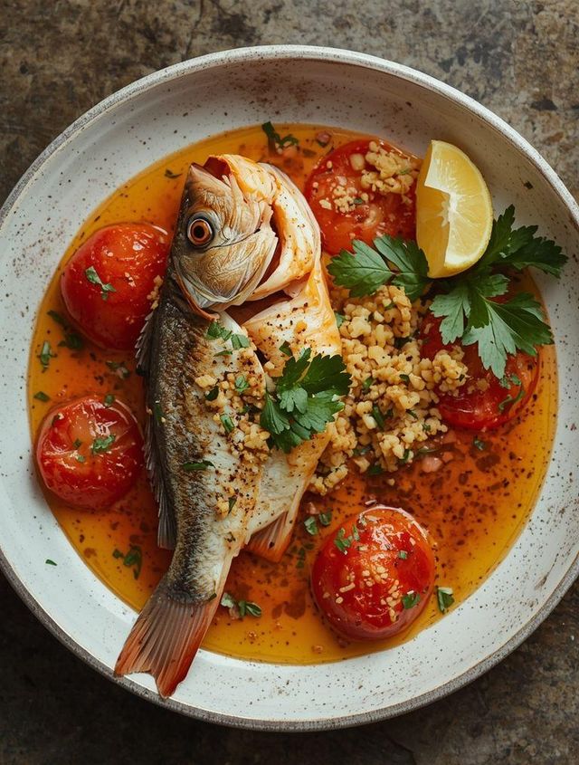 Fish Greek-style
