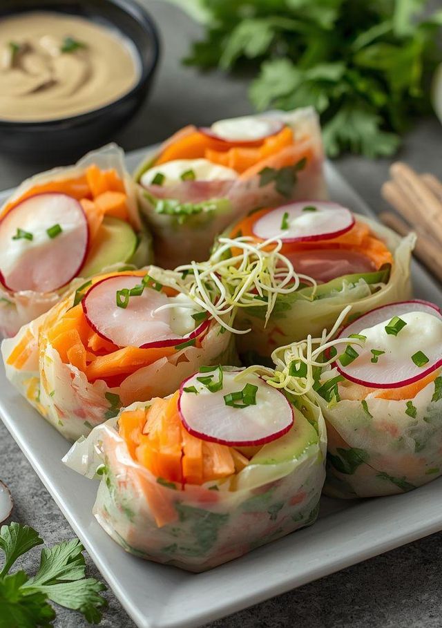 Spring rolls z warzywami