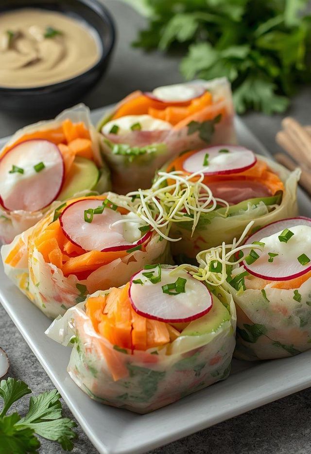 Frühlingsrollen mit Gemüse