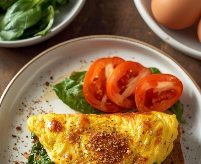 Low-Carb Spinatomelett