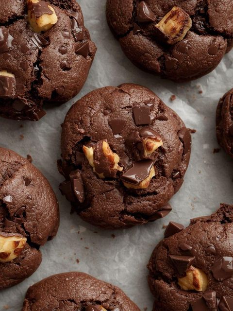 Dark Chocolate Brownie Cookies