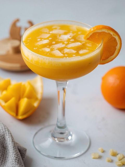 Koktajl mango z pomarańczą