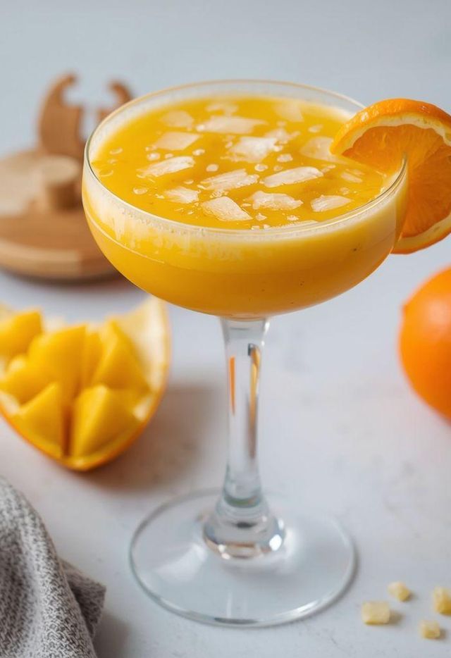 Mango orange cocktail