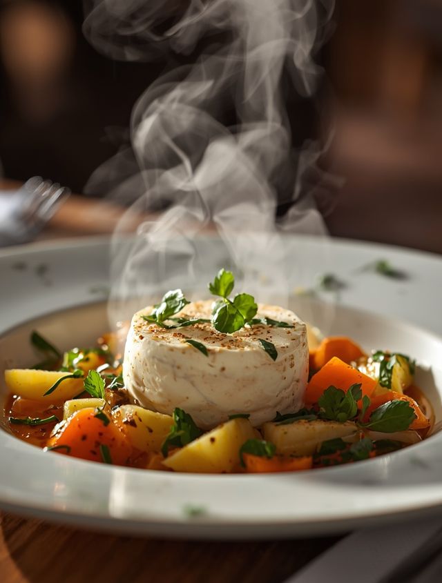 Cottage cheese with vegetables