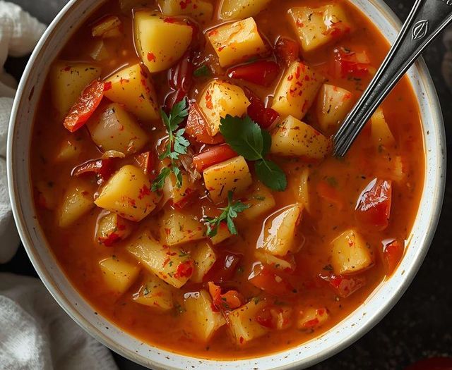 Scharfe Kartoffelsuppe