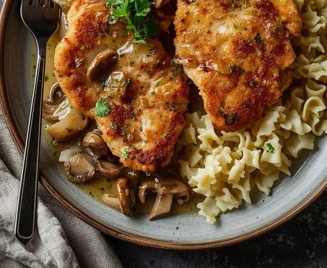 Schnitzel Jägerart