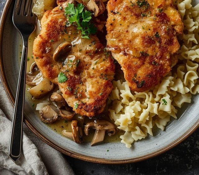Schnitzel Jägerart