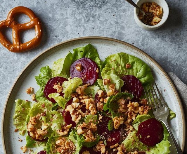 Feldsalat mit Rote Bete