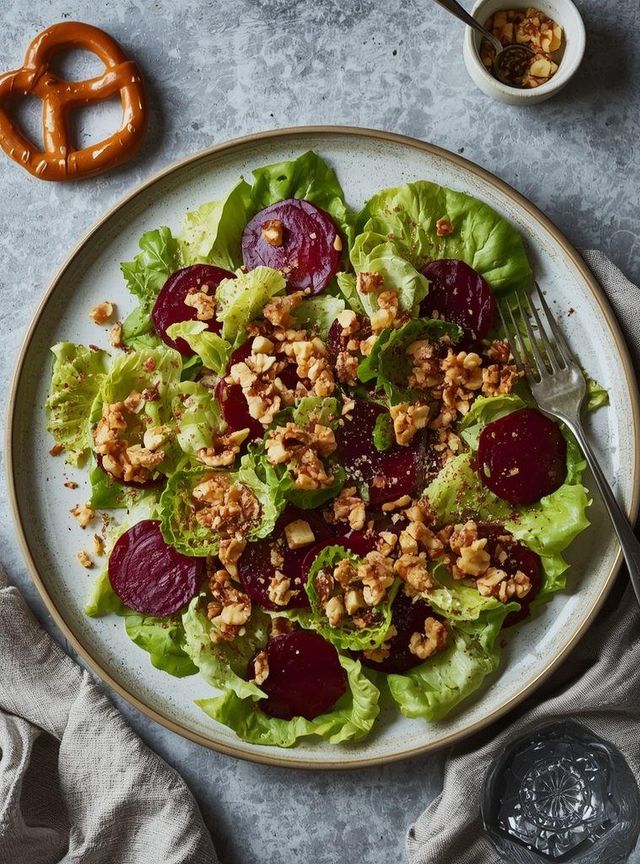 Feldsalat mit Rote Bete
