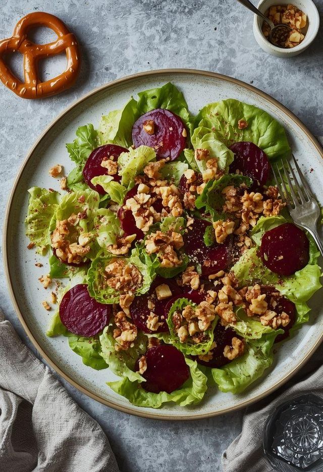Feldsalat mit Rote Bete