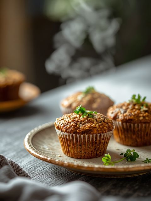 Muffinki Low Carb z musli