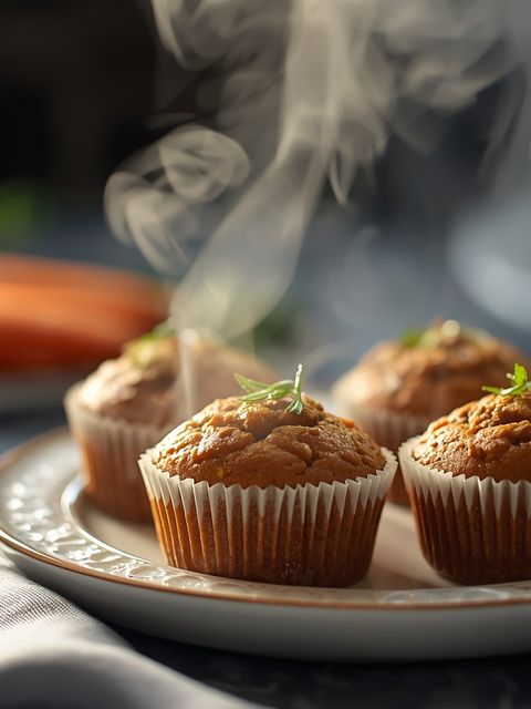 Low-Carb Carrot Muffins