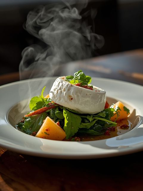 Low Carb sałatka fitness z camembertem