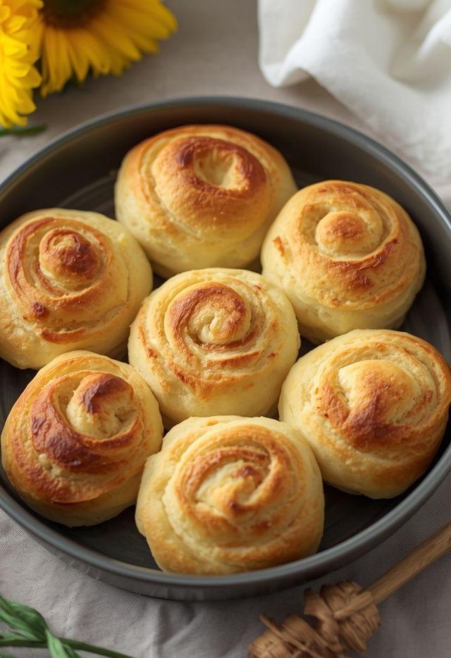Low-Carb-Sonnenblumenbrötchen