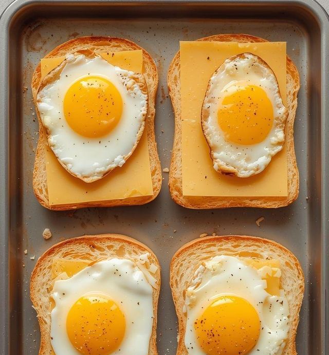 Low-Carb Breakfast Baked Baguette