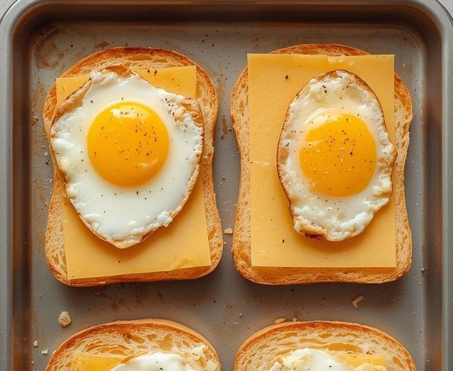 Low-Carb Breakfast Baked Baguette