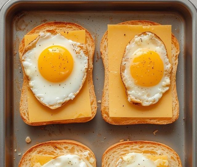 Low-Carb Breakfast Baked Baguette