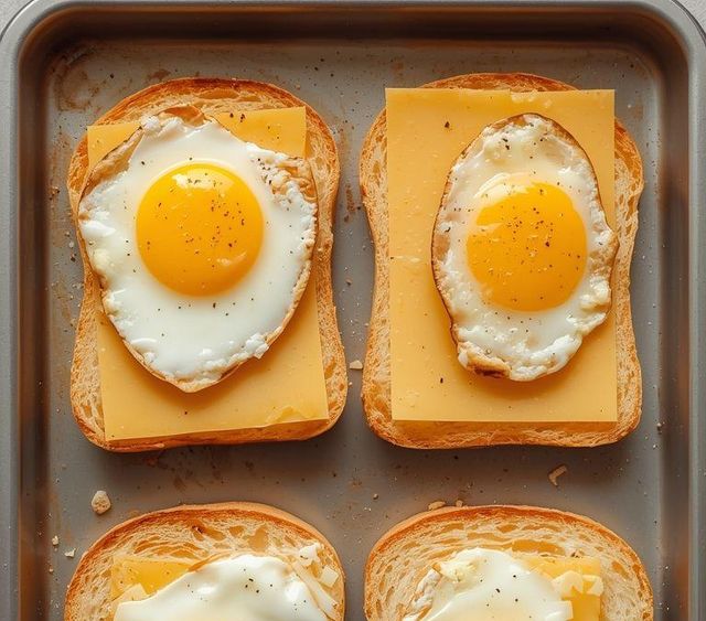 Low-Carb Breakfast Baked Baguette