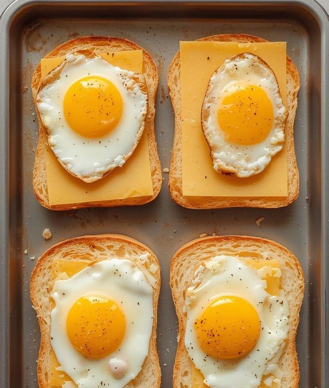 Low-Carb Breakfast Baked Baguette