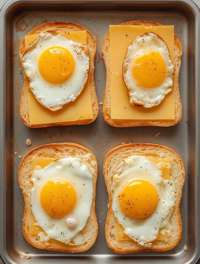 Low-Carb Breakfast Baked Baguette