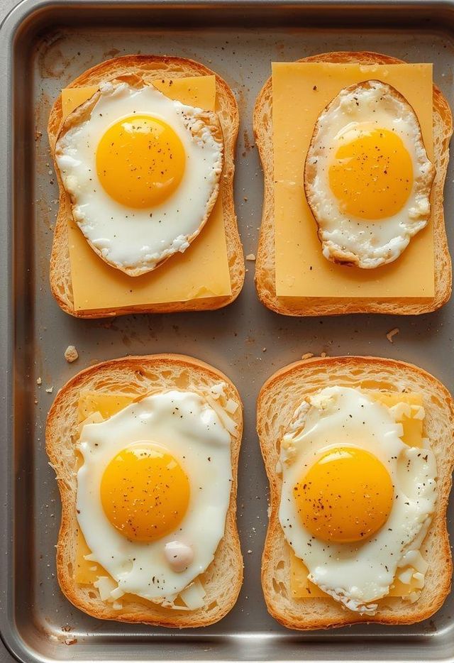 Low-Carb Breakfast Baked Baguette