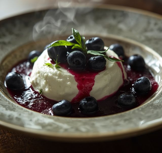 Low Carb Ricotta z jagodami