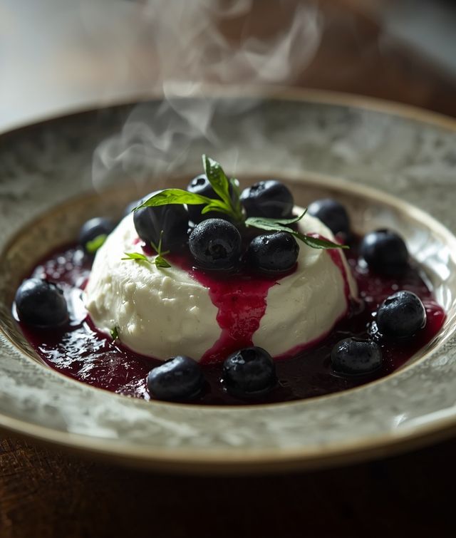 Low Carb Ricotta z jagodami