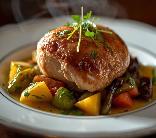 Low Carb Pute mit Gemüse