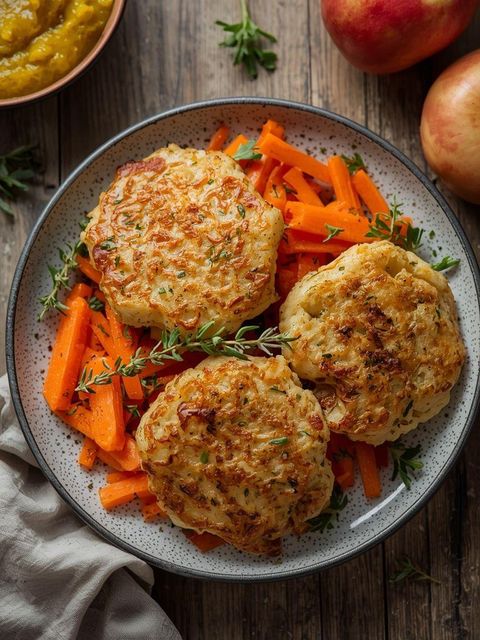 Crispy vegetable pancakes