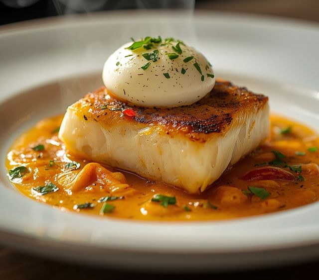 Gebackener Kabeljau mit Mozzarella