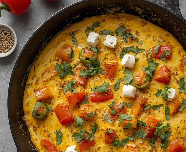 Omelett mit Paprika