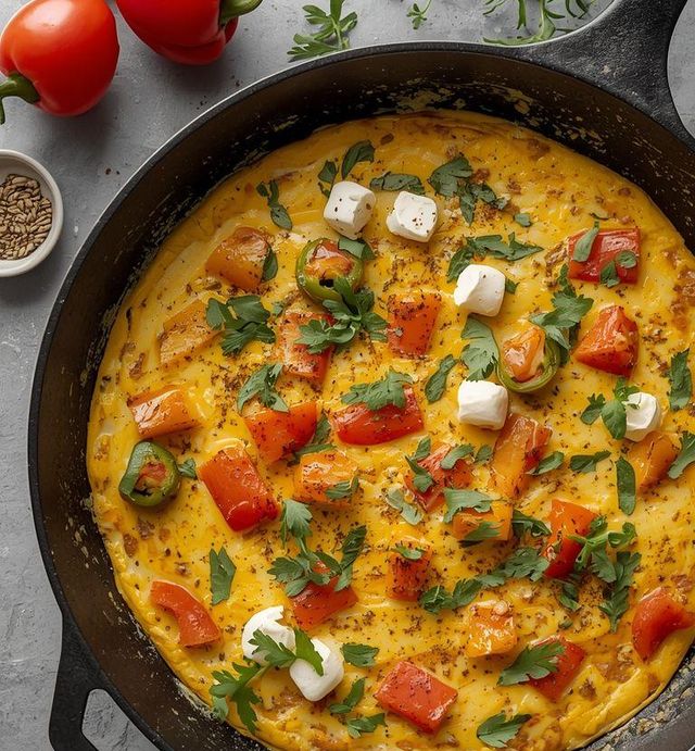Omlet z papryką