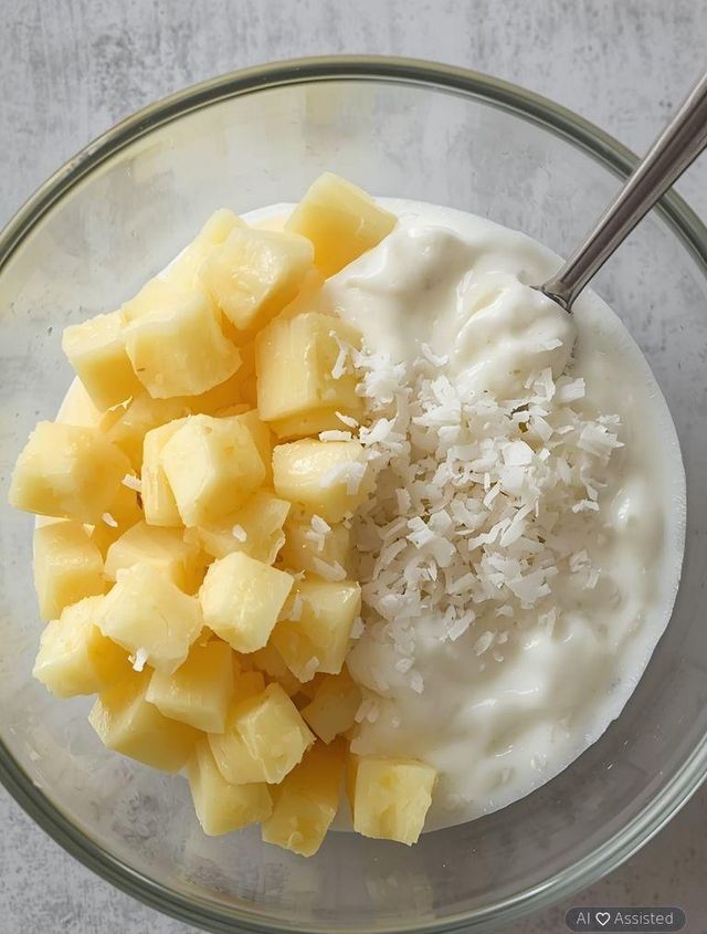 Pineapple Coconut Yogurt