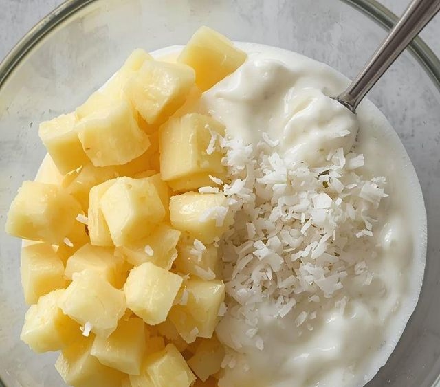 Pineapple Coconut Yogurt