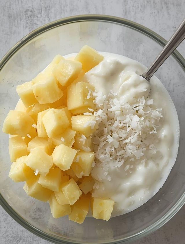 Ananas-Kokos-Joghurt