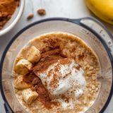 Buckwheat with banana and cinnamon