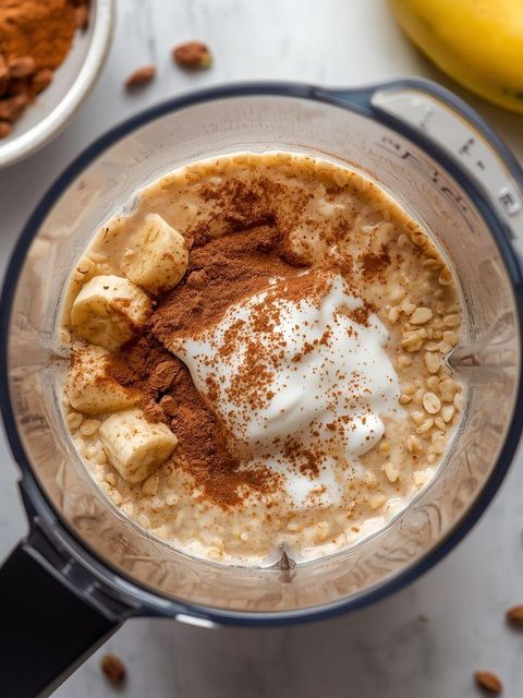 Buchweizen mit Banane und Zimt
