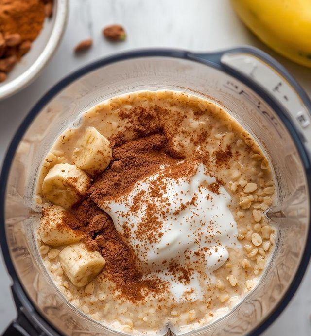 Buckwheat with banana and cinnamon