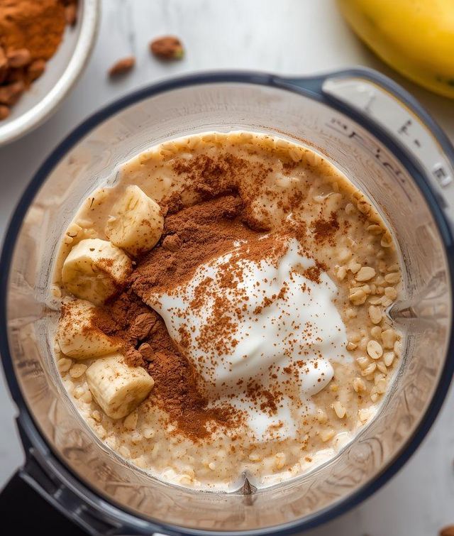 Buckwheat with banana and cinnamon