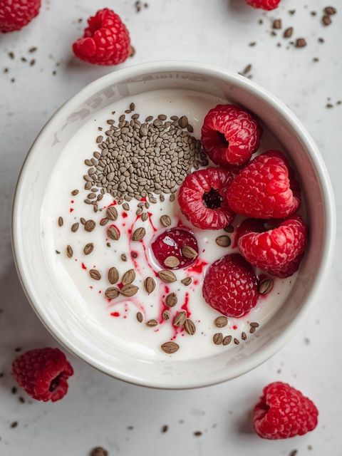 Himbeer-Chia-Pudding