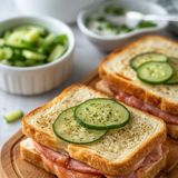 Schinken-Gurken-Sandwich