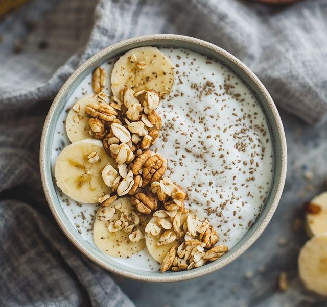 Bananowy jogurt chia