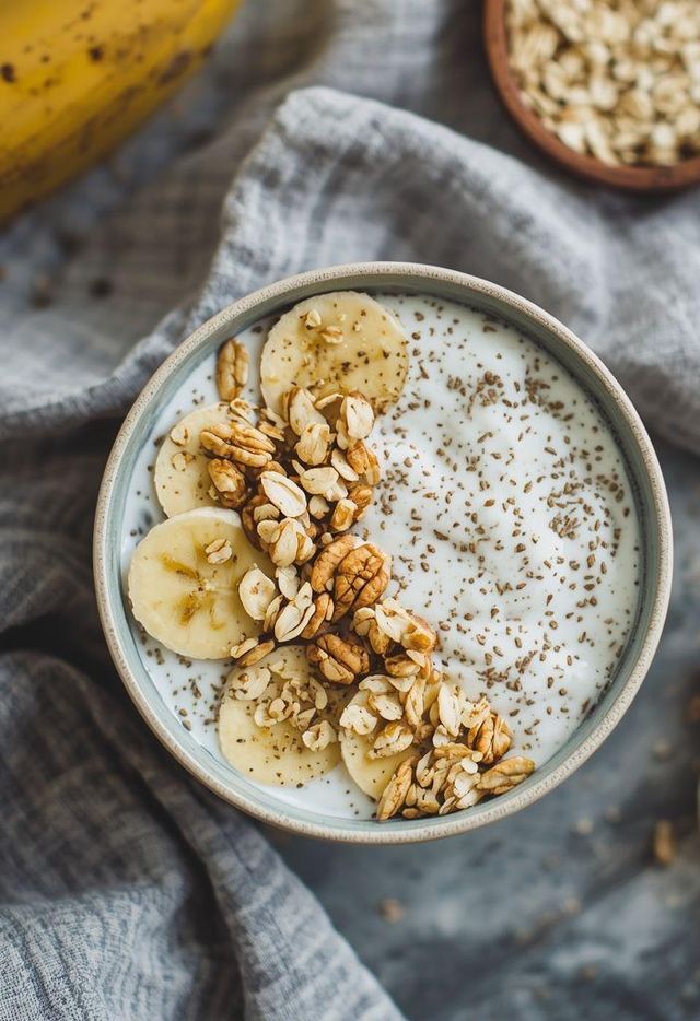 Bananowy jogurt chia