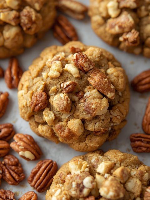 Crunchy Nut Cookies